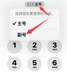 响水苹果14维修店分享iPhone 14 Pro Max使用副卡打电话的方法 